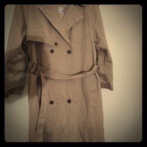 NWOT vintage London Town trench coat size 10 reg